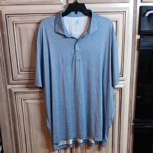 johnnie-O Sky Blue Polo Shirt Size -XXL